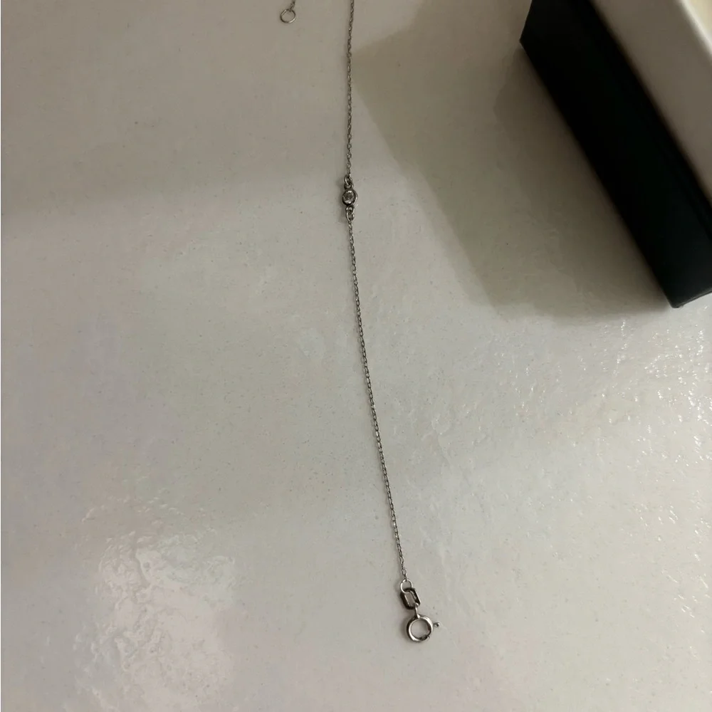 - Aurate Mini Diamond Bezel Bracelet- 14k white gold - Picture 6 of 9